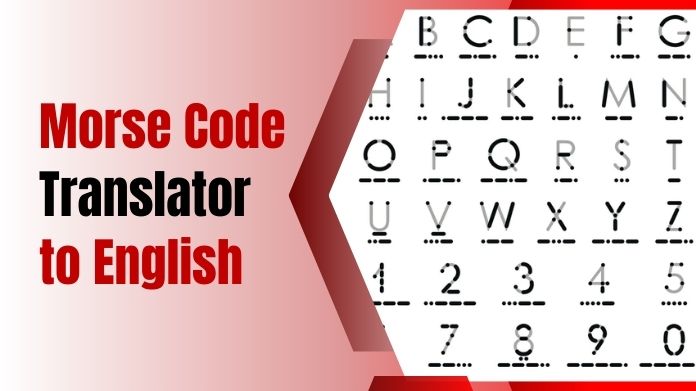 morse code translator to english