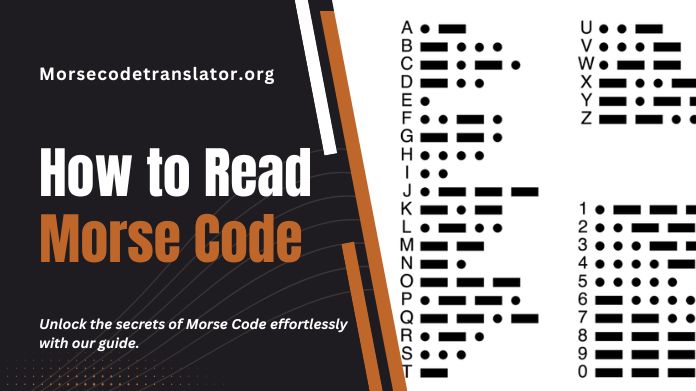 how to read morse code