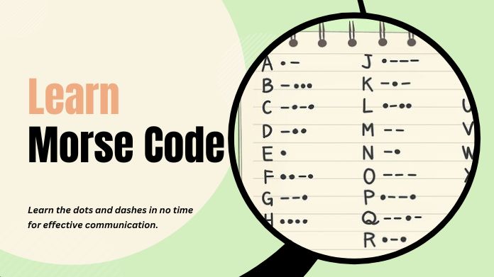 learn morse code