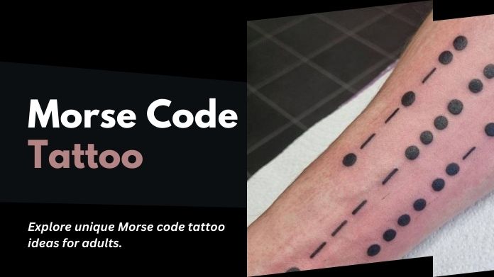 morse code tattoo