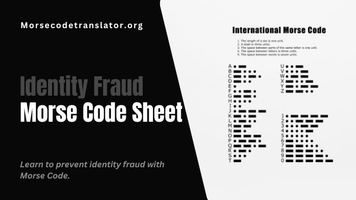 fraud morse code sheet