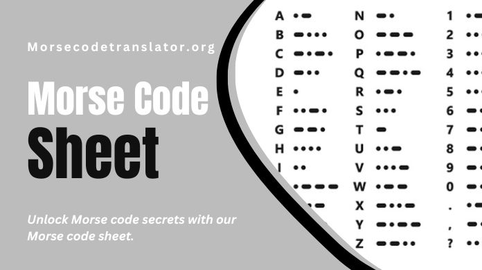 morse code sheet