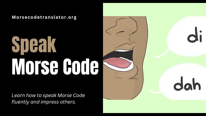 speak morse code